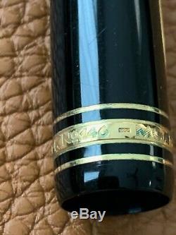 Montblanc Meisterstück 146 Fountain Pen Black/Gold Extra Fine 1991