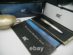 Montblanc Meisterstuck 146 Solitaire Pinstripe Sterling Silver Fountain Pen