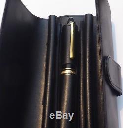 Montblanc Meisterstuck 147 Fountain Pen C/w Leather Case And All Packaging- Ex