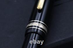 Montblanc Meisterstuck 147 Traveller Gold Line Fountain Pen with Pouch