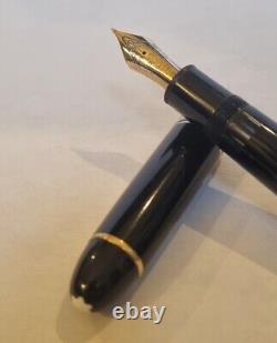 Montblanc Meisterstuck 149 Fountain Pen 18K Gold Nib (Size Fine) + Box + Ink