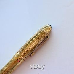 Montblanc Meisterstuck 149 Solid 18k Gold 750 Pinstripe Fountain Pen 1990