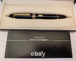 Montblanc Meisterstuck 149 fountain pen, 18ct tricolour M nib, sticker, 1994-96