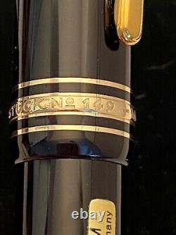 Montblanc Meisterstuck 149 fountain pen, 18ct tricolour M nib, sticker, 1994-96