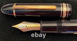 Montblanc Meisterstuck 149 fountain pen, 18ct tricolour M nib, sticker, 1994-96