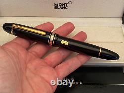 Montblanc Meisterstuck 149 fountain pen, 18ct tricolour M nib, sticker, 1994-96