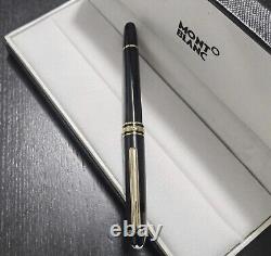Montblanc Meisterstuck 163 Black and Gold Rollerball Pen Germany Authentic