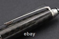 Montblanc Meisterstuck 163 Classique Carbon Steel Rollerball Pen