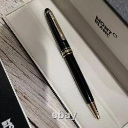Montblanc Meisterstuck 164 Black and Gold Ballpoint Pen Germany Authentic