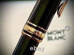 Montblanc Meisterstuck Ballpoint Pen with Gold Trims New in Box