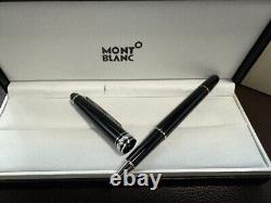 Montblanc Meisterstuck Black Sliver-Coated Classique M163 Rollerball Pen