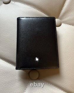 Montblanc Meisterstuck Business Card Holder Black Leather Wallet