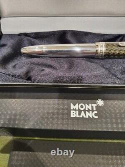 Montblanc Meisterstuck Carbon Steel 146 Legrand Fountain Pen 18K Oblique OB Nib