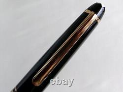 Montblanc Meisterstuck Classique 144 Fountain Pen Black GT 14K EF Nib