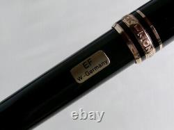 Montblanc Meisterstuck Classique 144 Fountain Pen Black GT 14K EF Nib