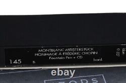 Montblanc Meisterstuck Classique Chopin Bordeaux Fountain Pen Broad Nib