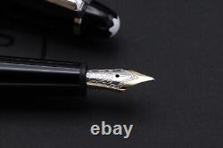 Montblanc Meisterstuck Classique Platinum-Coated Fountain Pen Fine Sorowka Nib