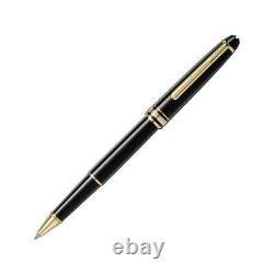 Montblanc Meisterstuck Classique Rollerball Pen Black & Gold Pristine Find