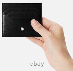 Montblanc Meisterstuck Collection Card Holder 6cc (black) BRAND NEW STILL IN BOX