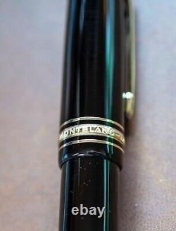 Montblanc Meisterstuck Diplomat 149 Fountain Pen 14k Nib Mint