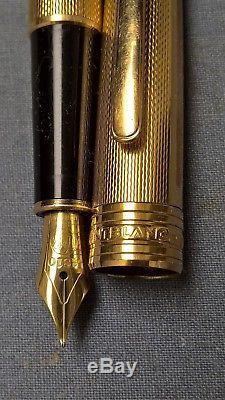 Montblanc Meisterstuck Gold Plated Barley Fountain Pen