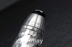 Montblanc Meisterstuck LeGrand Martele Solitaire Sterling Silver Rollerball Pen