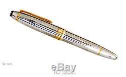 Montblanc Meisterstuck N. 146 Solid 950 Platinum/ 18k Gold Rings Fountain Pen