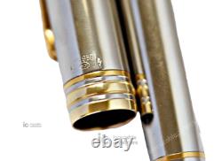 Montblanc Meisterstuck N. 146 Solid 950 Platinum/ 18k Gold Rings Fountain Pen