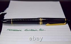 Montblanc Meisterstuck Pix No. 145 CLASSIQUE Fountain Pen with Leather MB Case