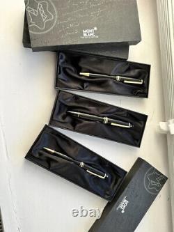 Montblanc Meisterstuck Set Fountain Pen 14k Nib, Rollerball, Pencil with Boxes