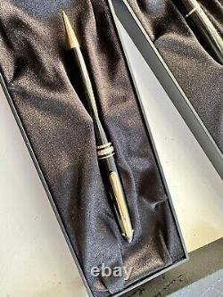 Montblanc Meisterstuck Set Fountain Pen 14k Nib, Rollerball, Pencil with Boxes