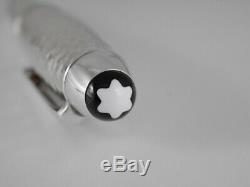 Montblanc Meisterstuck Solitaire Martele Sterling Silver Le Grand Fountain Pen M