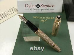 Montblanc Meisterstuck Solitaire Royal Legrand fountain pen over 4600 diamonds