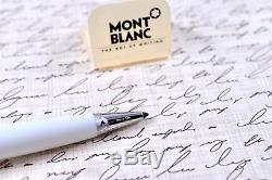Montblanc Meisterstuck Tribute to the Mont Blanc White & Platinum Ballpoint Pen