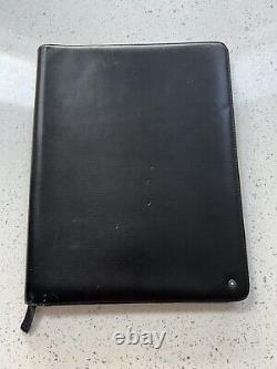 Montblanc Meisterstuck soft grain black leather business companion folder A4