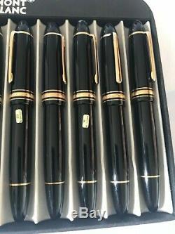 Montblanc Miesterstuck set of 10 Pens, (5x149, 4x146, 1x162) Vintage
