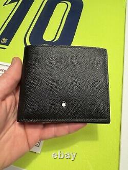 Montblanc Mont Blanc wallet Men's Black 100% genuine