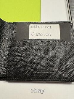 Montblanc Mont Blanc wallet Men's Black 100% genuine