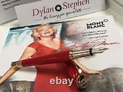 Montblanc Muses range Marilyn Monroe special edition fountain pen NEW