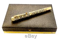 Montblanc N 2 14k R Gold Italian Filigree Safety Fountain Pen Semiramis 1930