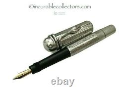Montblanc N1 Sterling Silver Safety Fountain Pen Serpent Clip 1923