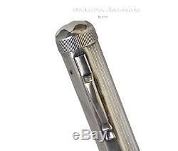 Montblanc N4 Silver Safety Fountain Pen Gold Nib 1920