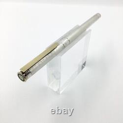Montblanc Noblesse silver plated fountain pen, 18k gold nib