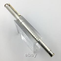 Montblanc Noblesse silver plated fountain pen, 18k gold nib