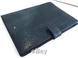 Montblanc Notepad A4 Large Leather Meisterstuck mocha-crocodile 6CC Pen Holder