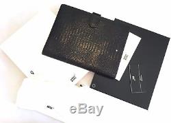 Montblanc Notepad A4 Large Leather Meisterstuck mocha-crocodile 6CC Pen Holder