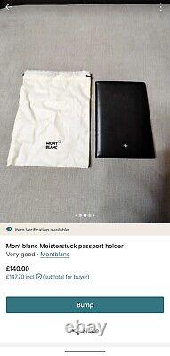 Montblanc Passport Holder Meisterstuck