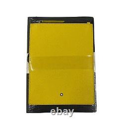 Montblanc Premium Paper Notebook A5 Lined Dotted With Pocket Item 119483 Yellow