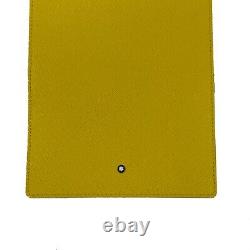 Montblanc Premium Paper Notebook A5 Lined Dotted With Pocket Item 119483 Yellow