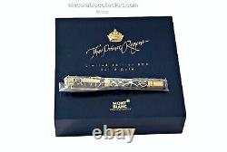 Montblanc Prince Regent 888 Le Fountain Pen 18 K Gold Ruby Diamonds Crown 1995